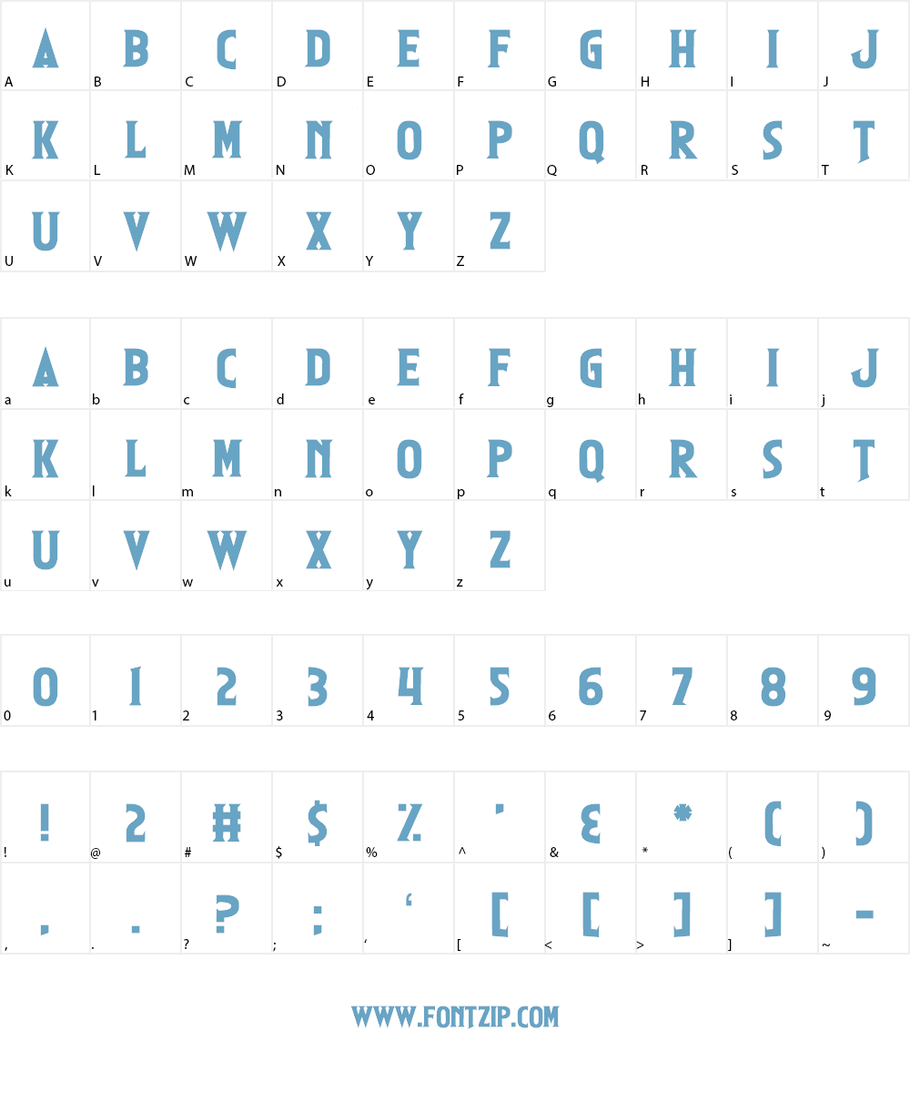 Cthulhu's Calling Font Character